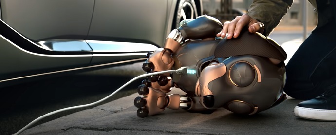 Kia EV6 Robo Dog Bobble Head As seen during 2022 Super Bowl