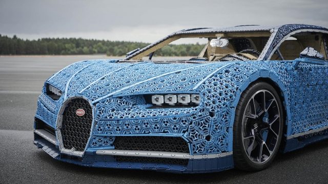 Watch Bugatti Chiron Emerge From Lego Bricks